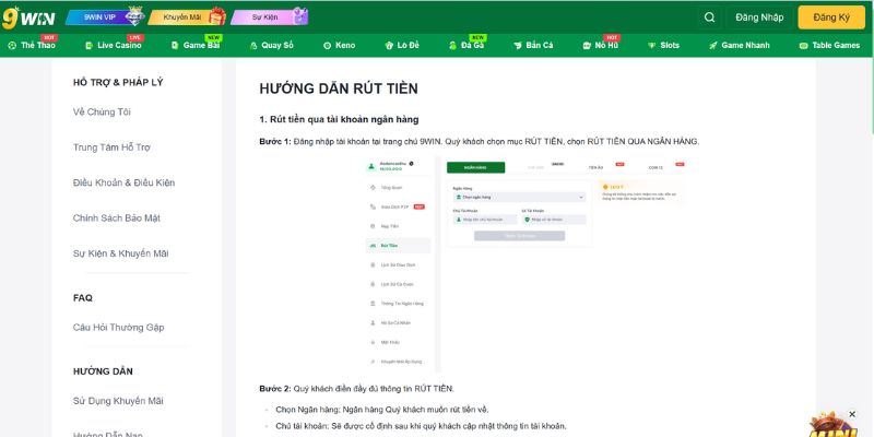 Cách xử lý khi không nhận được tiền thưởng tại 9WIN